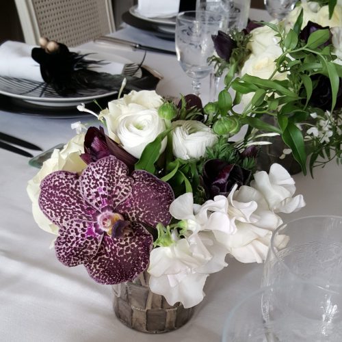 Centre de table floral événement 75007