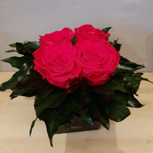 Rose stabilisée composition florale 75007