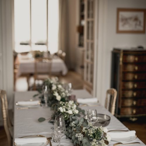 Centre de table floral événement 75007