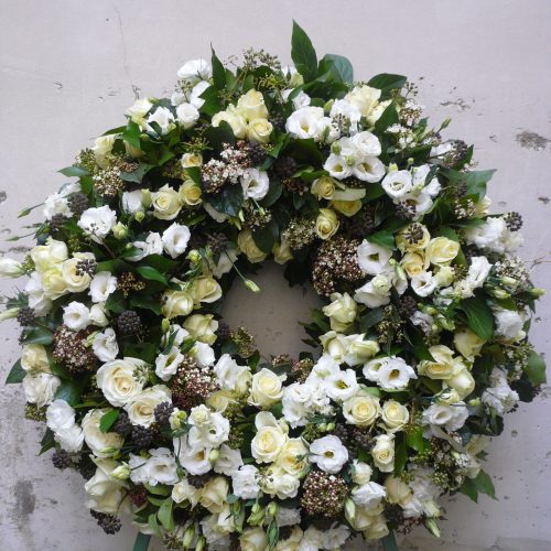 Couronne funéraire 75007 Versade Fleurs